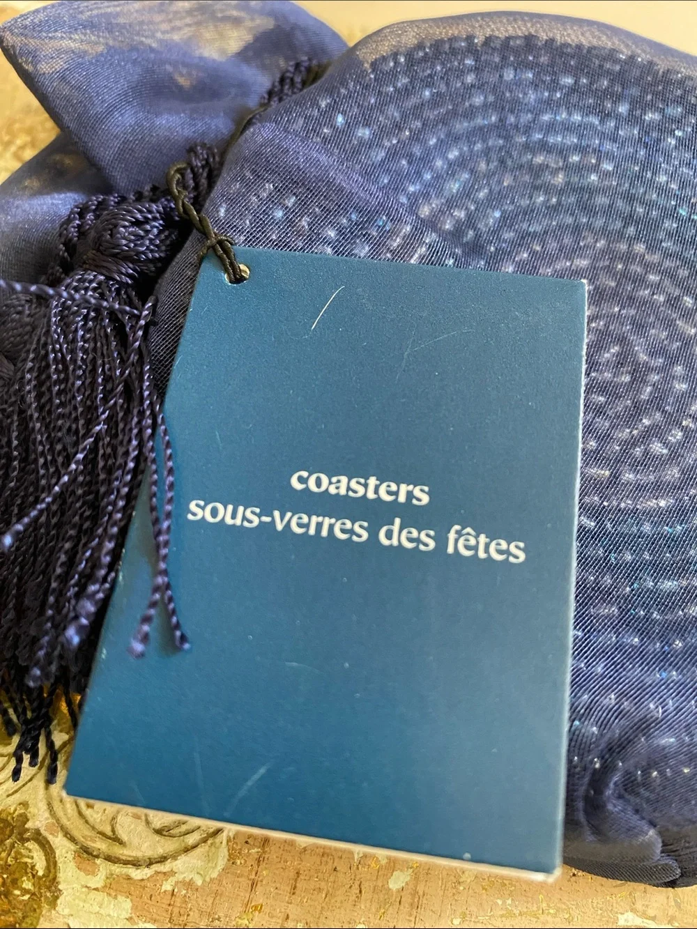 FREE NWT PIER 1 Beaded Coasters High